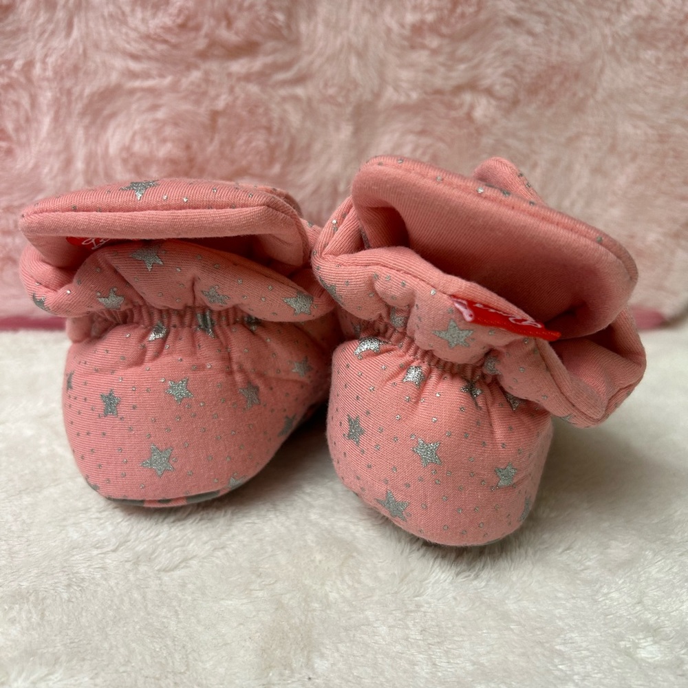 NWOT. Baby girl slippers ankle booties - 12-18 months - Picture 2 of 6